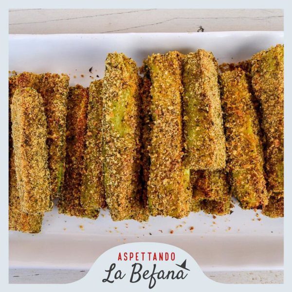 Zucchine croccanti al forno 